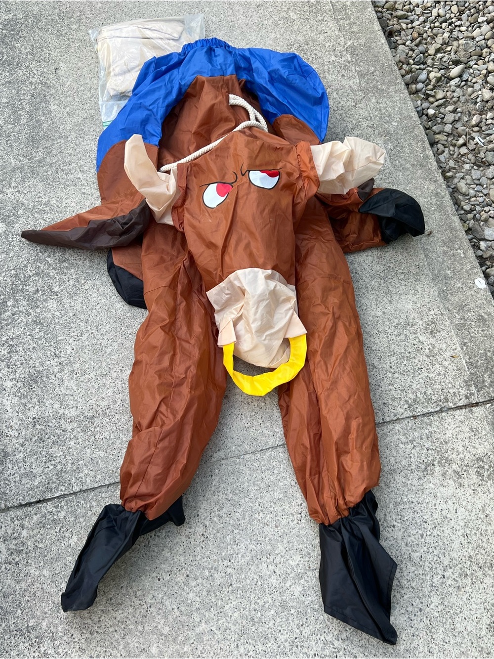 Spirit Inflatable Bull Rider Costume Child One Size Fits Most - Picture 3 of 6
